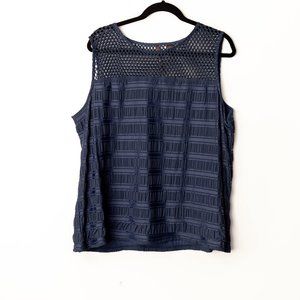 Skye’s the Limit | Navy Blue Tank | 2X